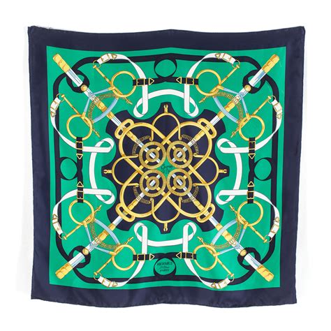 Hermes eperon d'or scarf